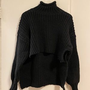 Alexander Wang Black Knit Sweater